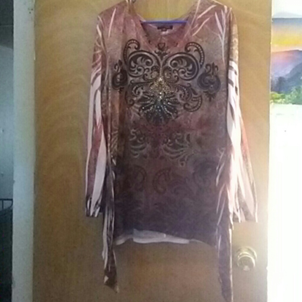 Multicolored long sleeve shirt